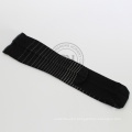 OEM service custom logo black white striped high elastcic compression socks men